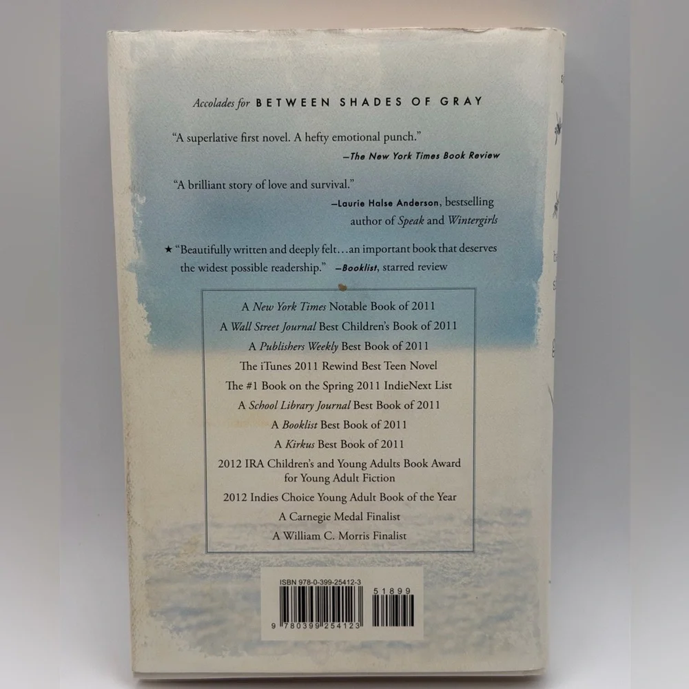 Between Shades of Gray by Ruta Sepetys (Hardcover Book, 2011) 17th Printing